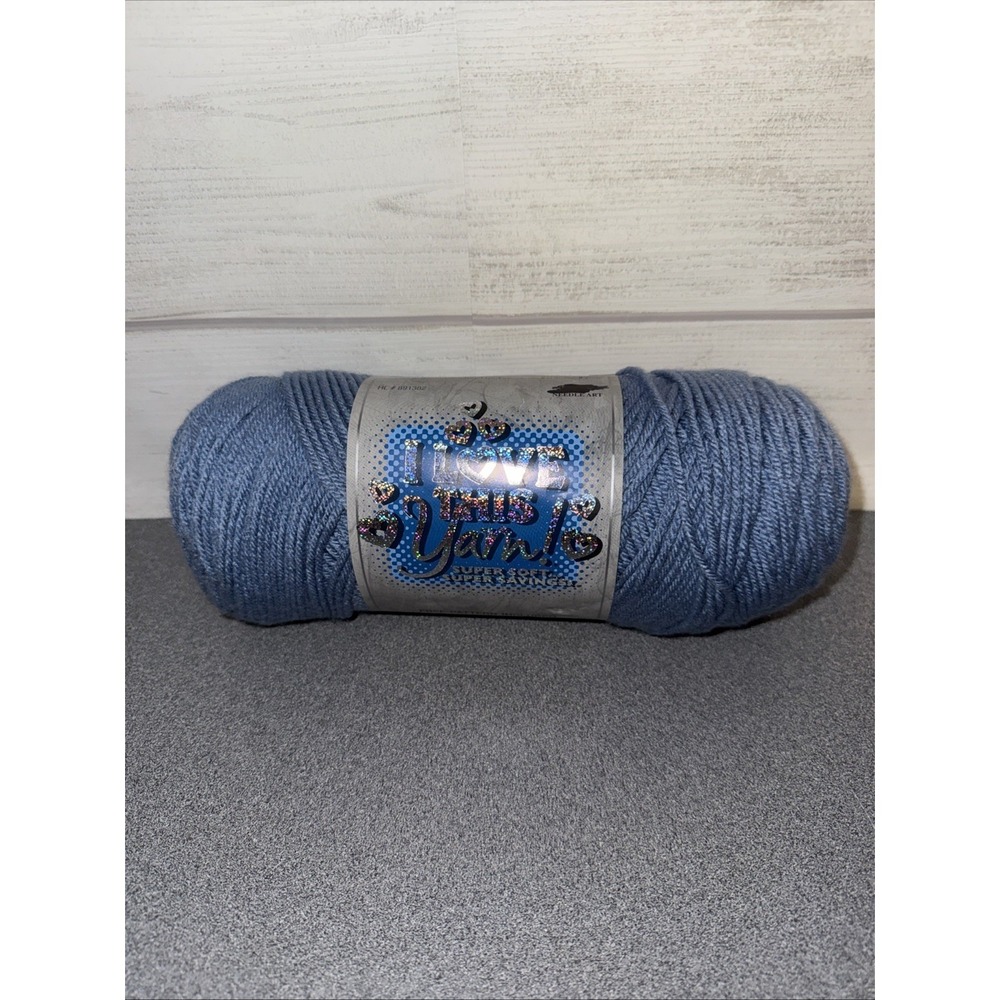 I Love This Yarn Stonewash Soft Yarn 356 Yds Crochet‎ Knitting  Free Pattern